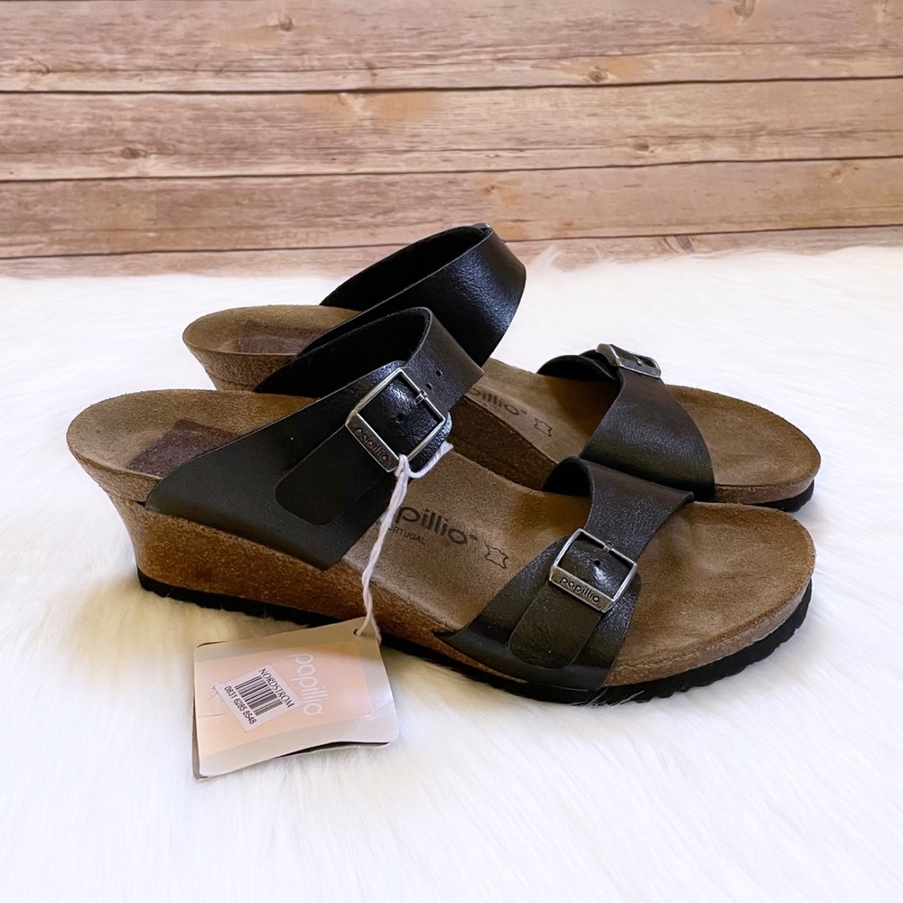 Birkenstock Papillio Dorothy Wedge Sandals Size 40